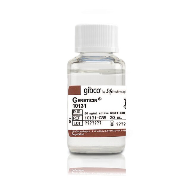 Geneticin&trade; Selective Antibiotic (G418 Sulfate) (50 mg/mL)