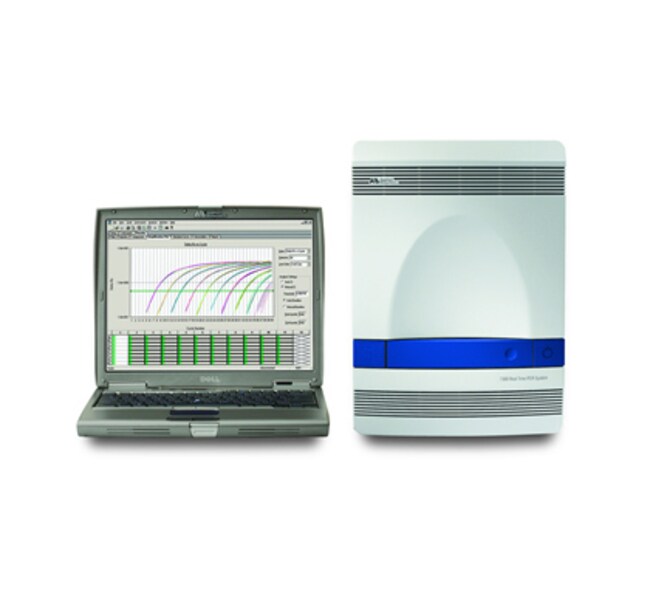 7500 Real-Time PCR System, laptop