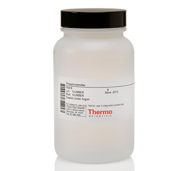 TheraPure&trade; iBu-rG Phosphoramidite, wide mouth bottle