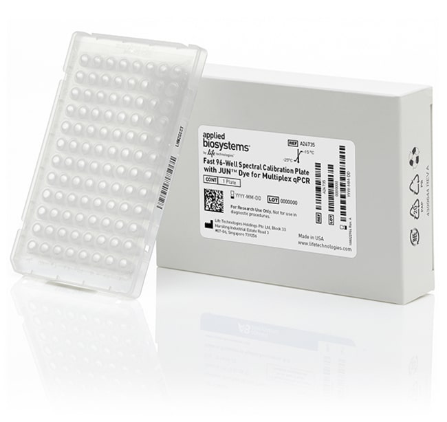 JUN&trade; Dye Spectral Calibration Plate for Multiplex qPCR, Fast 96-well