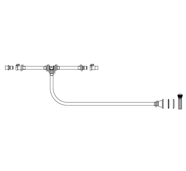 imPULSE&trade; Single-Use Mixer Vent Line Transfer Assembly