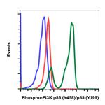 Phospho-PI3K p85/p55 (Tyr458, Tyr199) Antibody in Flow Cytometry (Flow)