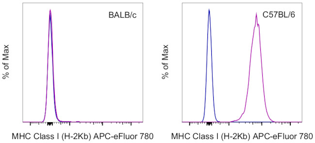 MHC Class I (H-2Kb) Antibody in Flow Cytometry (Flow)