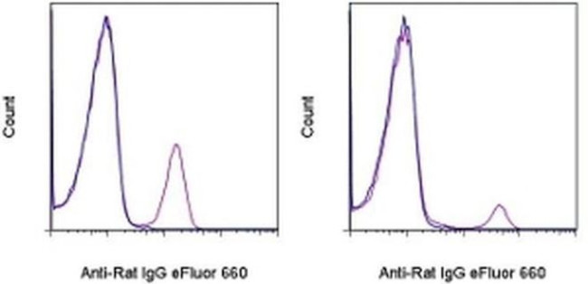 Rat IgG (H+L) Secondary Antibody in Flow Cytometry (Flow)