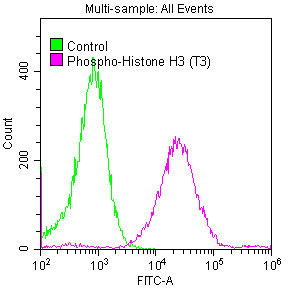 Phospho-Histone H3.3 (Thr3) Antibody in Flow Cytometry (Flow)