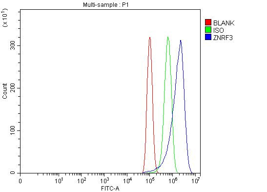 ZNRF3 Antibody in Flow Cytometry (Flow)