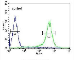 TMEM132D Antibody in Flow Cytometry (Flow)