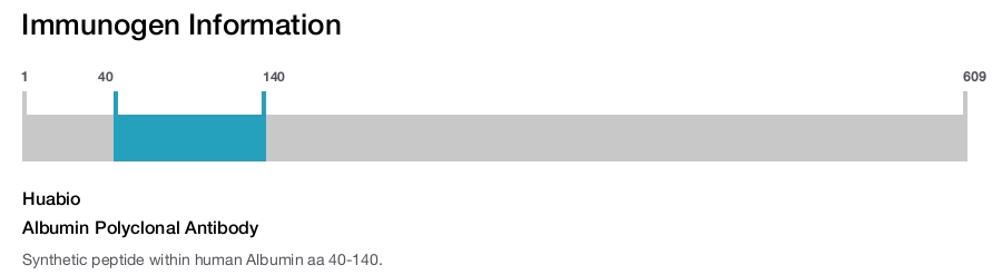 Albumin Polyclonal Antibody