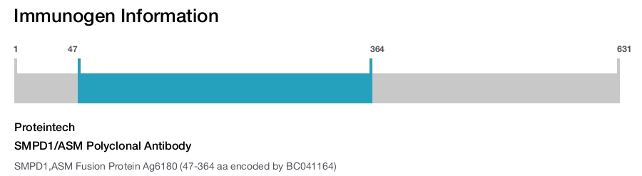 SMPD1/ASM Polyclonal Antibody