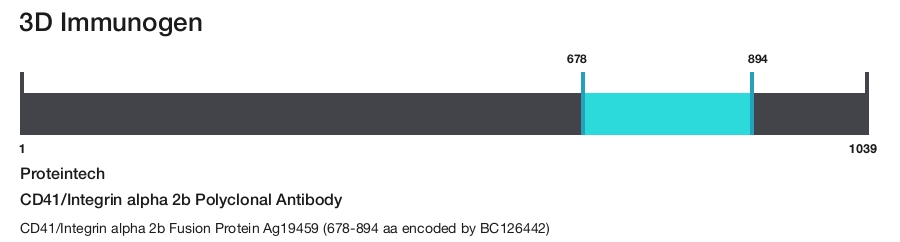 CD41/Integrin alpha 2b Polyclonal Antibody