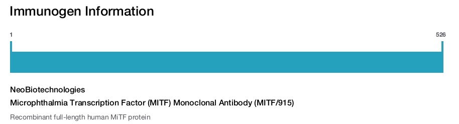 Microphthalmia Transcription Factor (MITF) Monoclonal Antibody (MITF/915)