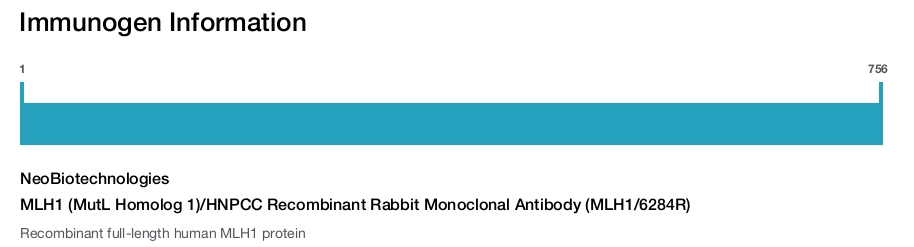 MLH1 (MutL Homolog 1)/HNPCC Recombinant Rabbit Monoclonal Antibody (MLH1/6284R)