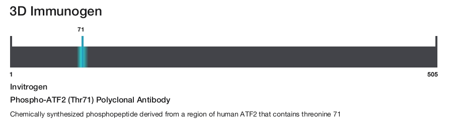 Phospho-ATF2 (Thr71) Polyclonal Antibody