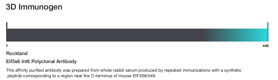 Eif3s6 Int6 Polyclonal Antibody