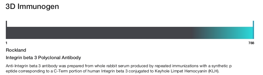 Integrin beta 3 Polyclonal Antibody