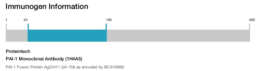 PAI-1 Monoclonal Antibody (1H4A5)