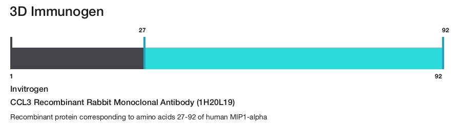 CCL3 Recombinant Rabbit Monoclonal Antibody (1H20L19)