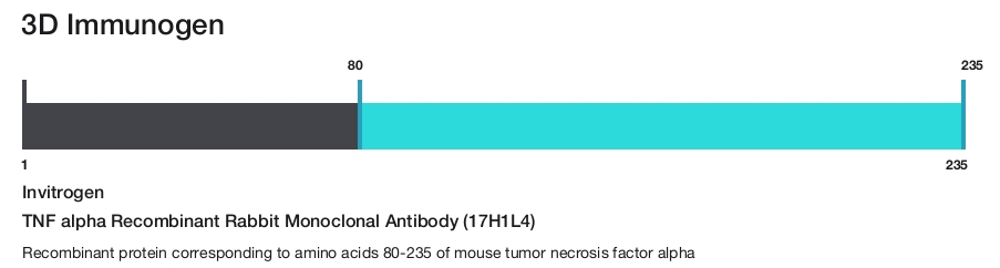 TNF alpha Recombinant Rabbit Monoclonal Antibody (17H1L4)