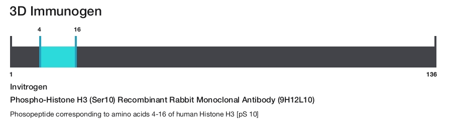 Phospho-Histone H3 (Ser10) Recombinant Rabbit Monoclonal Antibody (9H12L10)