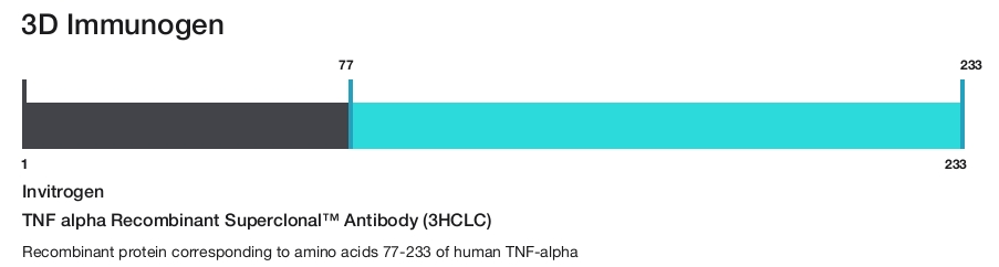 TNF alpha Recombinant Superclonal&trade; Antibody (3HCLC)