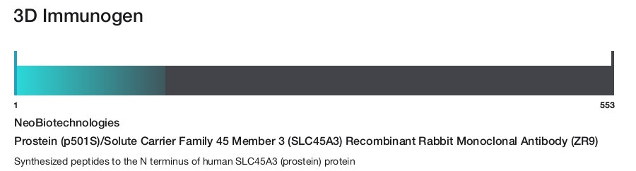 Prostein (p501S)/Solute Carrier Family 45 Member 3 (SLC45A3) Recombinant Rabbit Monoclonal Antibody (ZR9)