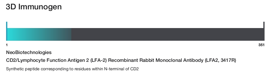 CD2/Lymphocyte Function Antigen 2 (LFA-2) Recombinant Rabbit Monoclonal Antibody (LFA2, 3417R)