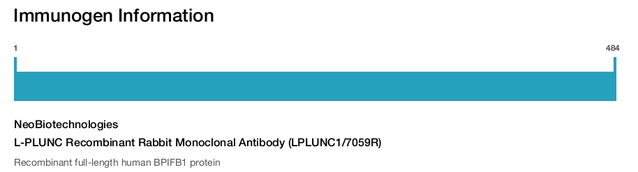 L-PLUNC Recombinant Rabbit Monoclonal Antibody (LPLUNC1/7059R)