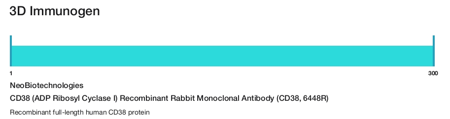 CD38 (ADP Ribosyl Cyclase I) Recombinant Rabbit Monoclonal Antibody (CD38, 6448R)