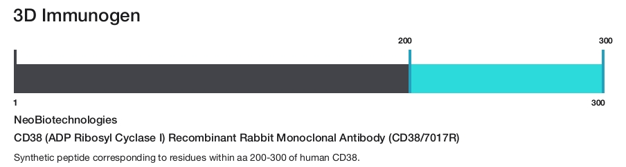 CD38 (ADP Ribosyl Cyclase I) Recombinant Rabbit Monoclonal Antibody (CD38/7017R)