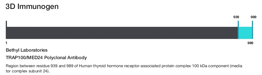 TRAP100/MED24 Polyclonal Antibody