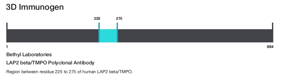 LAP2 beta/TMPO Polyclonal Antibody