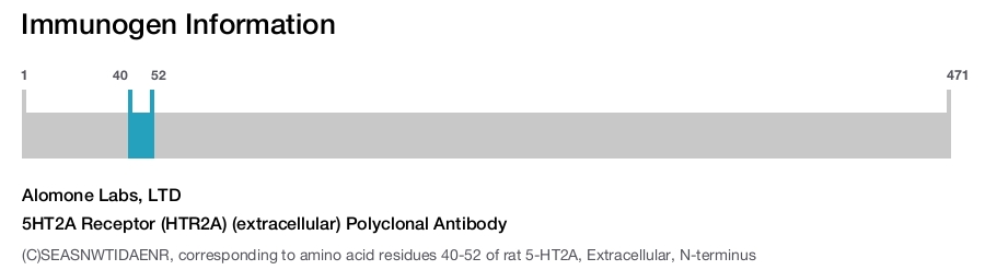 5HT2A Receptor (HTR2A) (extracellular) Polyclonal Antibody