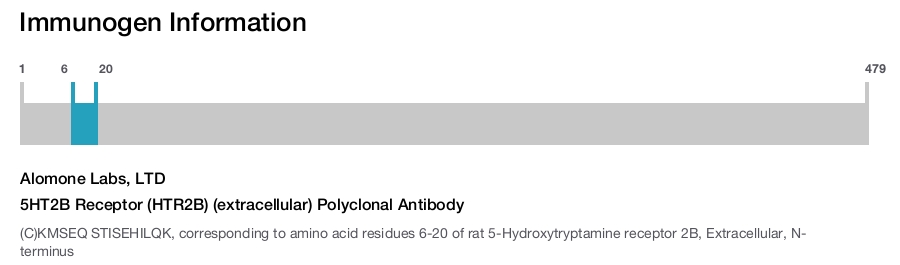 5HT2B Receptor (HTR2B) (extracellular) Polyclonal Antibody