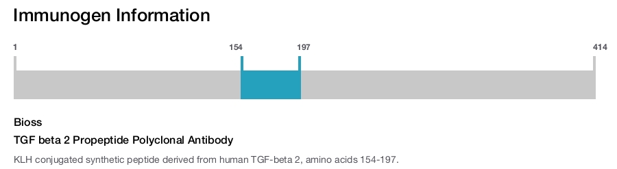 TGF beta 2 Propeptide Polyclonal Antibody