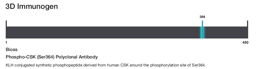 Phospho-CSK (Ser364) Polyclonal Antibody
