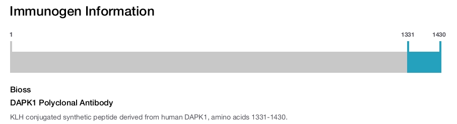 DAPK1 Polyclonal Antibody