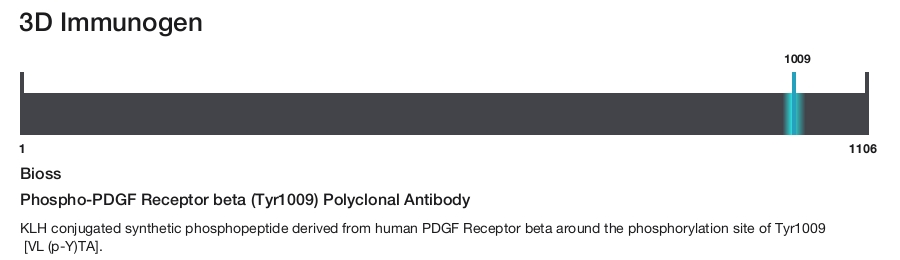 Phospho-PDGF Receptor beta (Tyr1009) Polyclonal Antibody