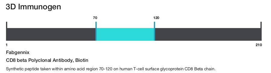 CD8 beta Polyclonal Antibody, Biotin