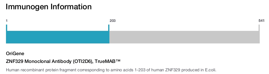 ZNF329 Monoclonal Antibody (OTI2D6), TrueMAB™
