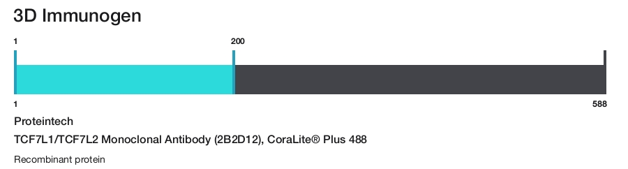 TCF7L1/TCF7L2 Monoclonal Antibody (2B2D12), CoraLite&reg; Plus 488