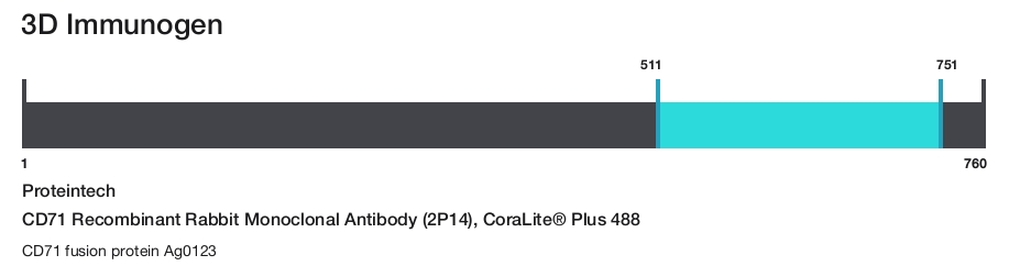 CD71 Recombinant Rabbit Monoclonal Antibody (2P14), CoraLite&reg; Plus 488