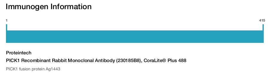 PICK1 Recombinant Rabbit Monoclonal Antibody (230185B8), CoraLite® Plus 488