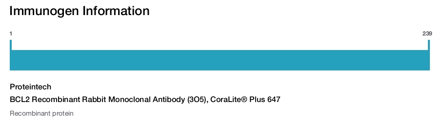 BCL2 Recombinant Rabbit Monoclonal Antibody (3O5), CoraLite® Plus 647