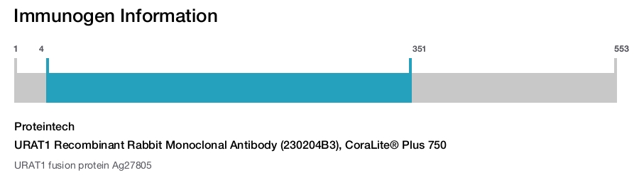 URAT1 Recombinant Rabbit Monoclonal Antibody (230204B3), CoraLite® Plus 750