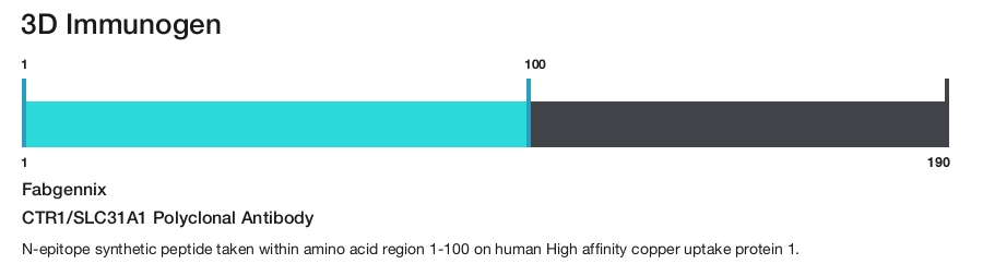 CTR1/SLC31A1 Polyclonal Antibody