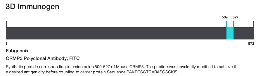 CRMP3 Polyclonal Antibody, FITC