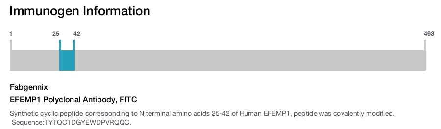 EFEMP1 Polyclonal Antibody, FITC