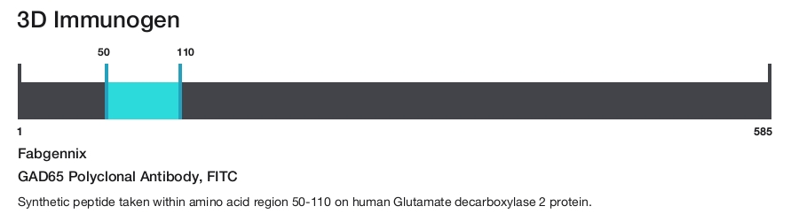 GAD65 Polyclonal Antibody, FITC