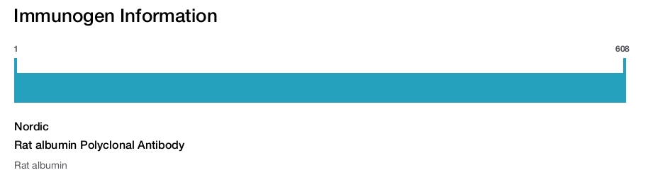 Rat albumin Polyclonal Antibody