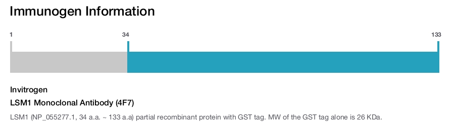 LSM1 Monoclonal Antibody (4F7)
